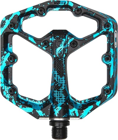 Mountainbike Pedalen - Platte Pedalen - Fietsen Grip - Concaaf Platform - 100 mm x 100 mm - Blauw