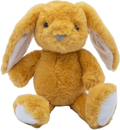 Cute since 1999 - Knuffel konijn - Geel konijn speelgoed- Baby knuffel - 16cm