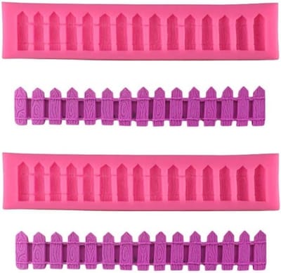MTTproducts- Uitsteekvorm 2 Stuks - Siliconen Bakvorm - Taartdecoratie - Fondant/Marsepein - Smaakneutraal - Robuust Materiaal