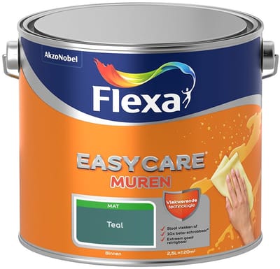 Flexa - Easycare Muren - Teal - Mengverf - 2,5 L