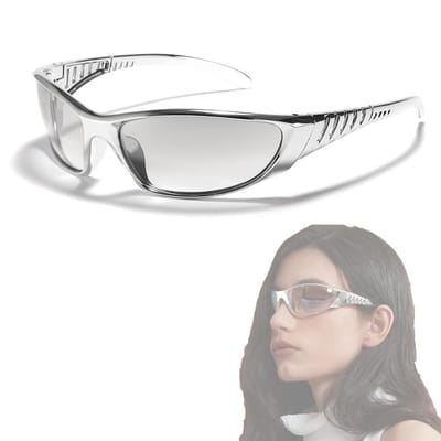 Dailygoods- Zonnebril UV400 - Rechthoekige Vorm - Hypoallergeen - Lichtgewicht - Antislip - Duurzaam Materiaal - Zonnebrillen