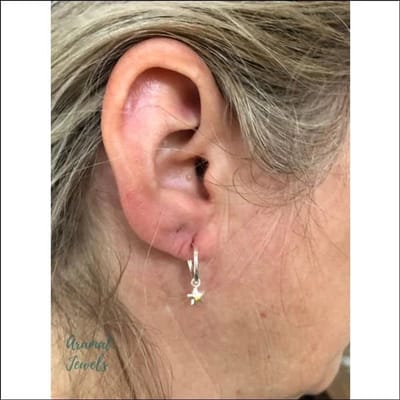 Oorbellen meisje - Oorringen - Zilveren oorringetjes 12mm Kruisje-9,5x5mm | |2mm | Zilver | Kinderen | Verkleurd niet