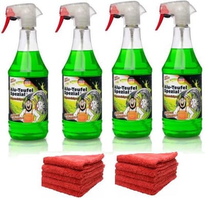 Alu Teufel Speciaal Velgenreiniger 4 x 1L + 10 microvezel