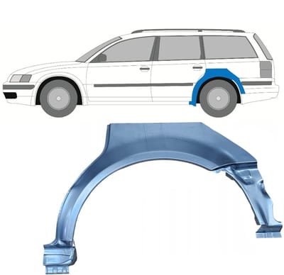 Reparatiepaneel achterspatbord voor Volkswagen Passat B5 1996-2005 / Links