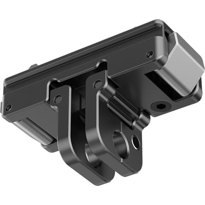 Magnetische Snelkoppelingsbevestiging voor Sportcamera Magnetische Adapterbevestiging Aluminiumlegering Vervanging zwart