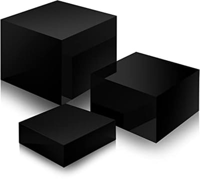 Set van 3 Acryl Display Risers - Nestbare Acryl Dozen voor Sieraden, Cosmetica en Verzamelobjecten