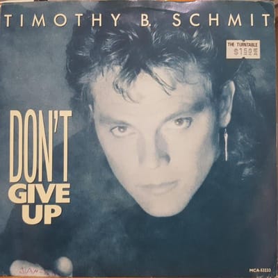 7-inch Plaat TIMOTHY B. SCHMIT Geef Niet Op MCA5323 MCA Records 1987 Canada Rock Gebruikt
