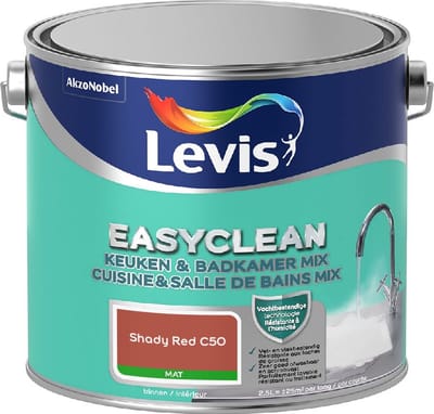 Levis - Easyclean Keuken & Badkamer Mix - Shady Red C50 - Mengverf - 2,5 L