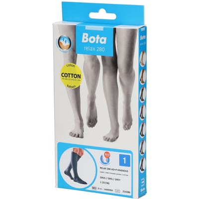 Bota Relax 280 Katoen Kniekous AD +P Grijs Maat 1 Kousen