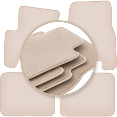 PREMIUM beige vloermatten voor: SsangYong Korando II (KJ) SUV 1998-2006