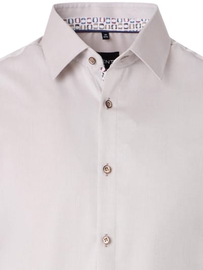 Beige Venti Overhemd Kent Boord Modern Fit Katoen - XL