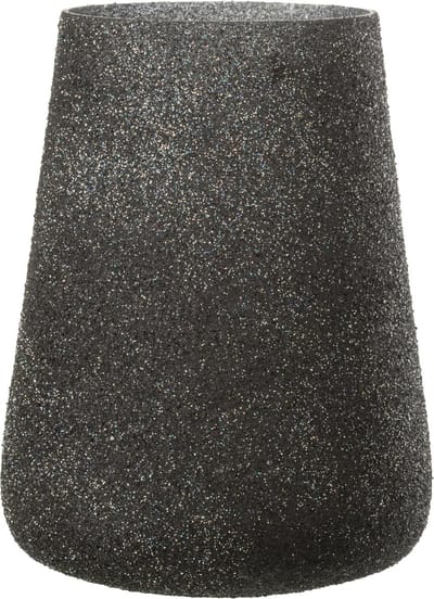 J-Line windlicht Glitter - glas - paars - large