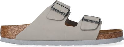 Birkenstock Arizona Dames Slippers Dove Gray Narrow-fit |  Grijs | Nubuck | Maat 39