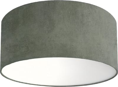 Plafondlamp velours donkergroen - Kinderkamerdecoratie- Lamp voor aan het plafond - Diameter 35cm x 15cm hoog | E27 fitting maximaal 40 watt | Excl. Lichtbron