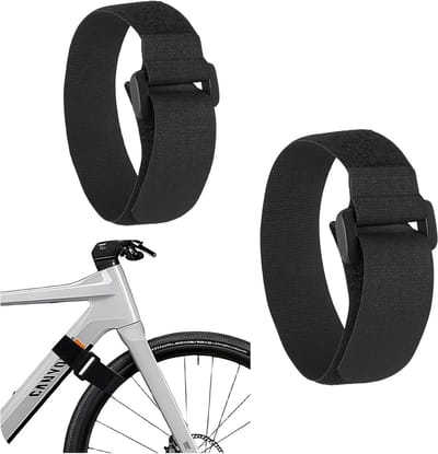 2x Fietsendrager Spanbanden met Antislip Siliconen Coating - Robuust en Krasvrij
