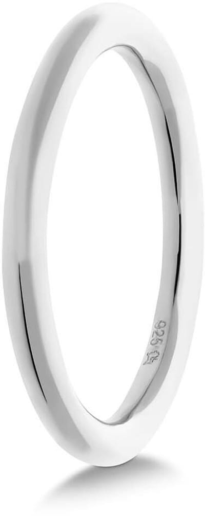 Glow 114.137450 Unisex Ring - Minimalistische ring - Sieraad - Zilver - 925 Zilver - 10 mm breed