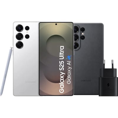 Samsung Galaxy S25 Ultra 256GB Wit 5G + Accessoirepakket