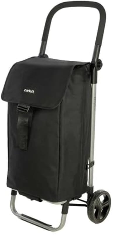 Lichtgewicht opvouwbare winkelwagen met 60L capaciteit | Compact en verstelbaar ontwerp | Perfect voor boodschappen