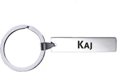 Sleutelhanger Met Naam - Kaj - RVS