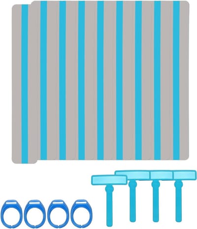 Leeshulpen dyslexie - Geleide leesbalken - Leesvaardigheid verbeteren - Flexibel en waterdicht - 16 stuks - Blauw