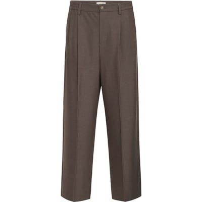 straight fit broek met viscose, model 'Grant'