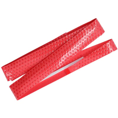 Surgrip de Raquette de Tennis en PU Sensation Confortable en Main Antidérapant Bande de Grip de Badminton pour Extérieur red