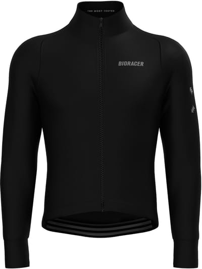 BIORACER Tempest - Wielervest Winter/Tussenseizoen - Heren - Zwart Eclipse - Winddicht & Thermisch - Maat S