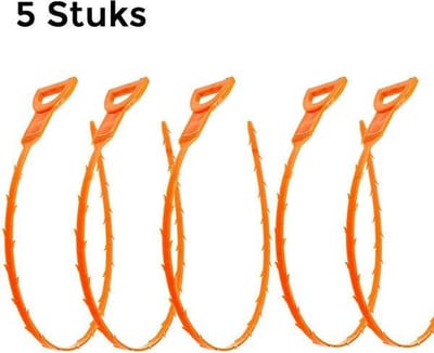 Viventis Goosteenontstopper - Set Van 5 - Geschikt Voor Alle Gootstenen - Milieuvriendelijke Ontstopper - Ontstopper - Keuken Gootsteenontstopper- Douche Ontstopper - Bad Ontstopper -