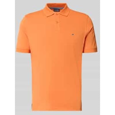 regular fit poloshirt met stitching
