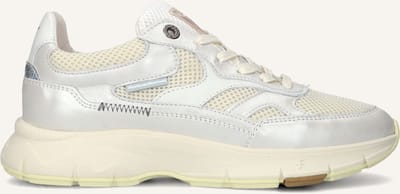 Floris Van Bommel Sfw-10133 Daysi Sneakers - Leer - Dames - Zilver - Maat 38,5