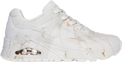 Skechers Uno - Marbel Marvel - Dames Sneakers - Wit