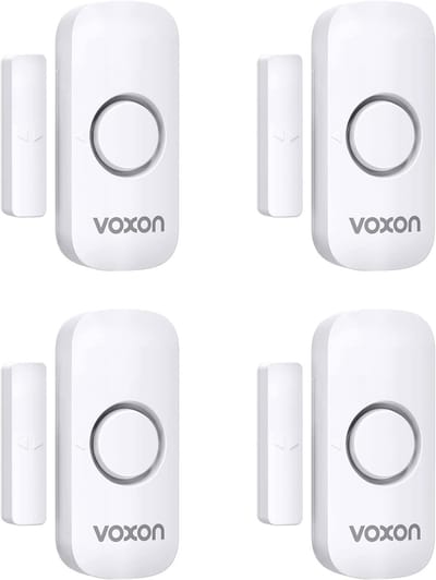 Draadloze Deuralarm en Raamalarm - 2-in-1 Beveiligingssysteem voor Thuis, Hotel, Garage en Zwembad (4-Pack)