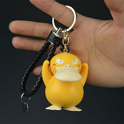 Cartoon Pokemon Kawaii Squirtle Psyduck Sleutelhanger Bedeltje Tas Ornament Pop Kinderen Verjaardagscadeaus Duurzaam Perfect Cadeau brown