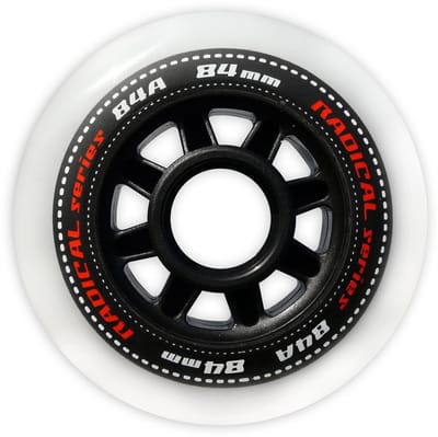 Tempish - Radical 84A - Wielen voor skeelers - 84mm - 4 stuks - Wit