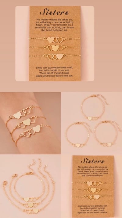Akyol - zussen armband - armband voor 3 - zusjes armband - cadeau voor zusjes - vriendschap - armband voor je zusjes - zussen - zus - sister armband