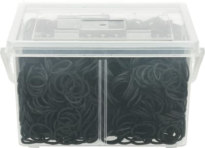 Premiere Doos Manenelastiekjes à 2500 stuks Zwart