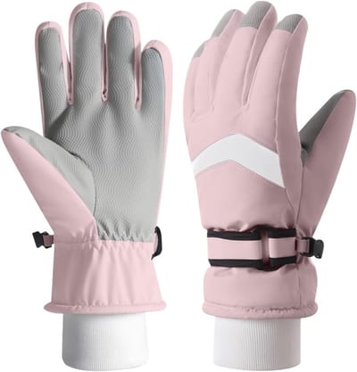 Kinderen Winterhandschoenen, Waterdicht en Winddicht, Warme Ski Handschoenen voor Buitenactiviteiten voor Jongens en Meisjes, Perfect voor Koude Dagen