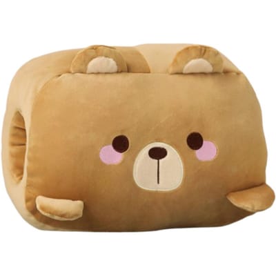 Pluche Speelgoed Handwarmer Pluche Kussen Houd Warm Hand Vasthouden Kantoor Slaapkussen Super Zacht Cartoon Kussen Knuffel Speelgoed Mannen Vrouwen beige