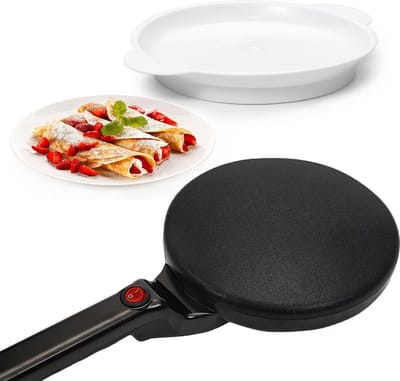 Livano Tortilla Pers - Maker - Press - Taco - Roti - Tortillapers - Tortillapan - Zwart