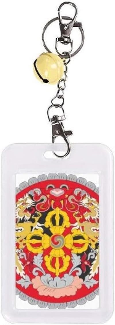 Kaarthouder - Beschermhoes Kaart - Kaarten Organiseren - Duurzaam PVC Metaal - 86 x 54 cm - Geel