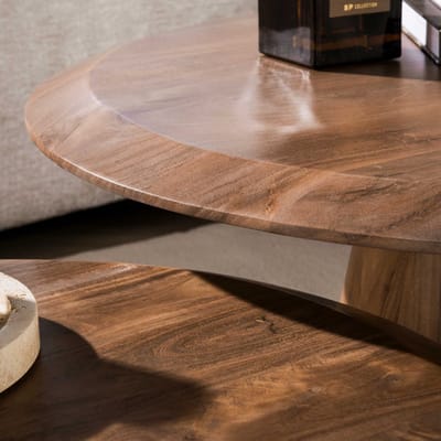 Fraaai - Ronna salontafel set van 2 - massief acacia - bruin