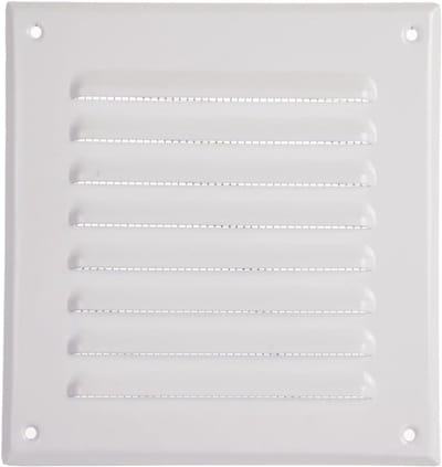 Aluminium ventilatierooster met insectenbescherming - HVAC ventilatieoplossingen voor keukens en badkamers