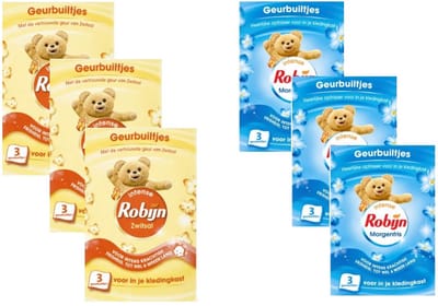 Robijn Geurbuiltjes - Intense - Frisheid -Voor In De Kledingkast - Morgenfris & Zwitsel
