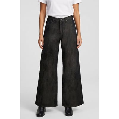 Karl Lagerfeld Fashion Wide Leg Denim Pants Black Taglia: W26 | Pantaloni Outlet | Donna | Blu