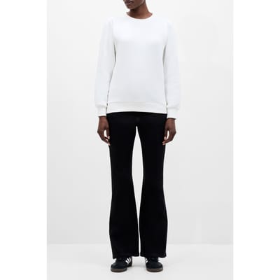 French Connection Fc Puff Sleeve Sweat White Maat: XS | Sweaters Outlet | Dames | Wit