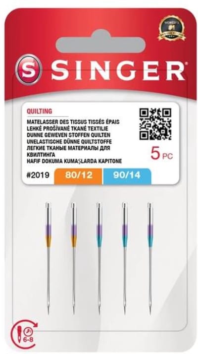 Singer Quilting 2019 MIX 80 / 90 (5 stuks) Naalden
