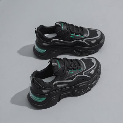 Koreaanse Versie van Daddy Shoes Dames Lente Nieuwe Trendy Dikke Zool Verhoogd Ademend Casual Sport Dames Schoenen 40