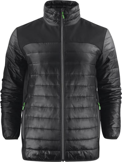 Printer Quilted Jas Expedition Man 2261057 Zwart - Maat 4XL