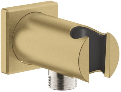 Grohe Rainshower Wandaansluitbocht - 1/2" - met houder - vierkante rozet - brushed cool sunrise (goud)