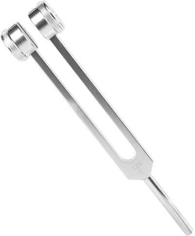 Dailygoods- Stemvork 128 Hz - Medische Stemvork - Diagnostisch Instrument - Aluminiumlegering - Gehoorfrequentie - Geluidsgenezing - Geluidsinstrument
